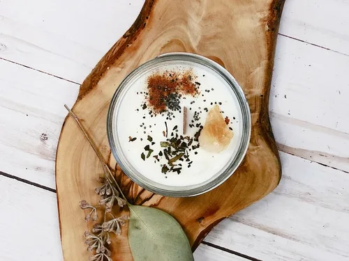 Abundance Candle / Ritual Candle / Intention Candle / Hand Poured - Image 2