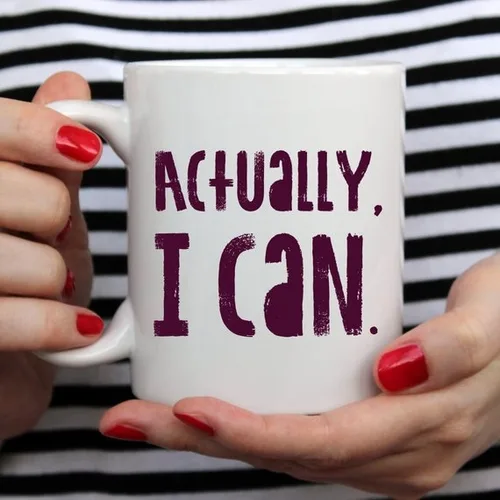 Actually I Can, Work Mug, Graduate Gift, - Image 3