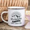 Mountain Mug Enamel Mug Wanderlust Camping Mug The - Image 4