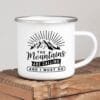 Mountain Mug Enamel Mug Wanderlust Camping Mug The - Image 3