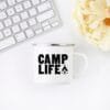 Camping Mug Enamel Mug Campfire Mug Camp Life Tin - Image 4