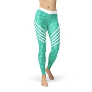 Turquoise Sports Leggings